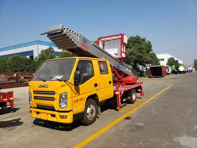 绍兴附近云梯车出租 砂石搬运