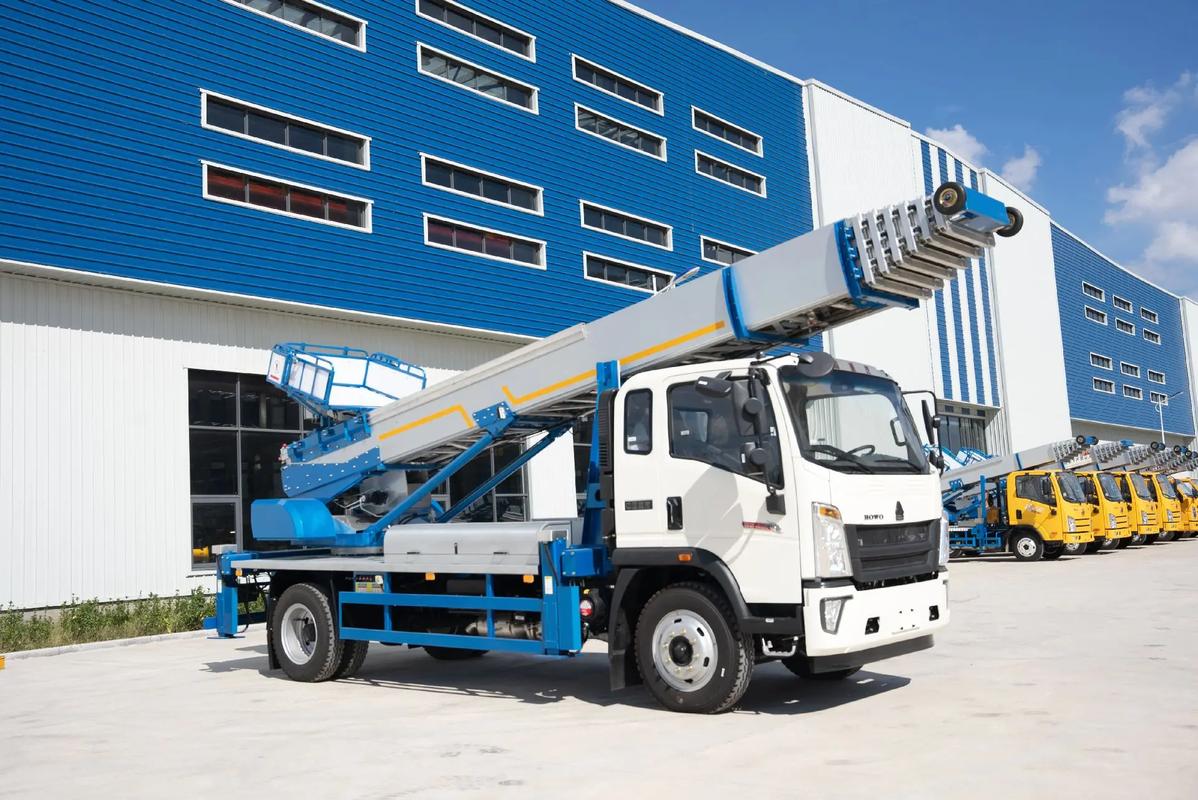 绍兴出租云梯车高空作业车 建筑垃圾搬运